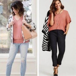 Cabi Taper Tee Brick Dust